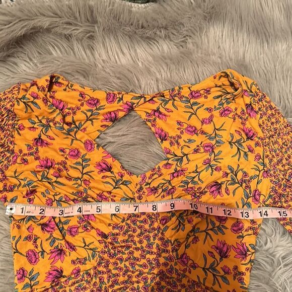 FREE PEOPLE - Love Story Maxi In Golden Pollen Combo - Picture 9 of 9